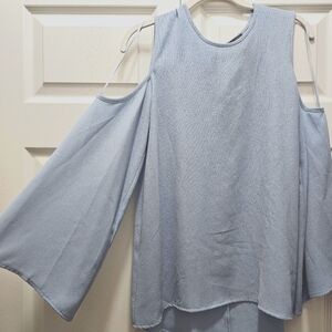 Vince Camuto Cold Shoulder Long Sleeve Blouse